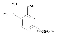 Molecular Structure of 1003043-46-6 (2,6-DIETHOXYPYRIDINE-3-BORONIC ACID)